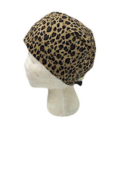 Leopard Scrub Cap