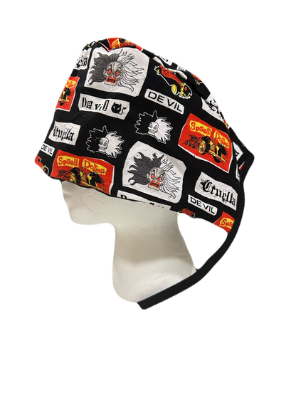 Evil witch scrub cap