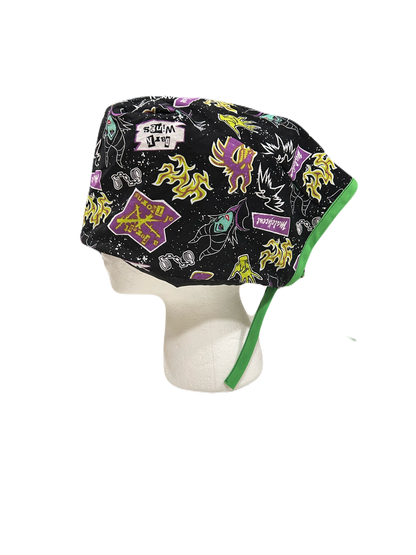 Evil witch scrub cap