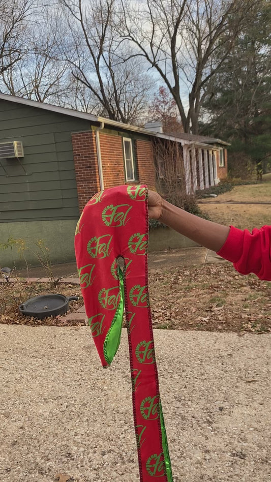 Red velvet adult durag