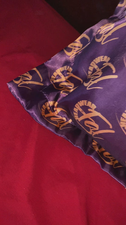 Purple Silk Pillowcase