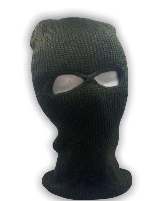 Olive green ski mask